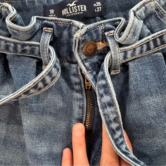 Hollister Ultra High-Rise Mom Jeans Hipster‎ Vintage Stretch - Picture 5 of 10
